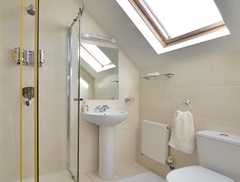 Triple bedroom ensuite with shower/WC/hand basin
